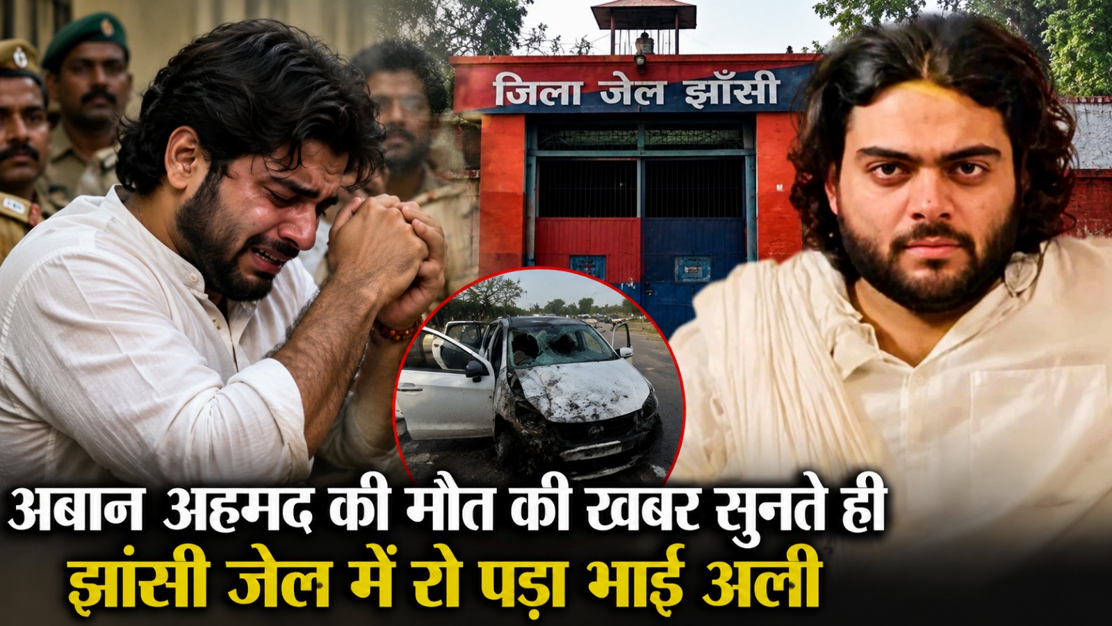 झांसी हादसे में अतीक अहमद के बेटे की मौत
